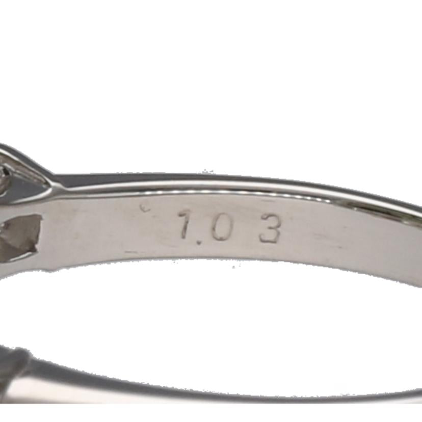 PT900ダイヤリング1.03ct//ABランク/75