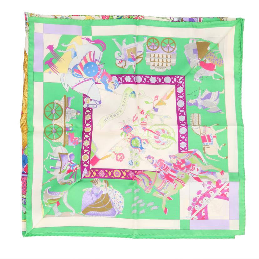 HERMES エルメス/カレ90/眩惑のインド//Aランク/75