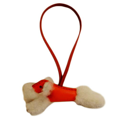 HERMES エルメス/バディチャームオレンジポピーアニョーミロメリノウール//U刻印/2022年/SAランク/92