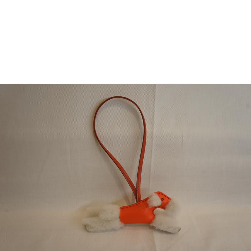 HERMES エルメス/バディチャームオレンジポピーアニョーミロメリノウール//U刻印/2022年/SAランク/92