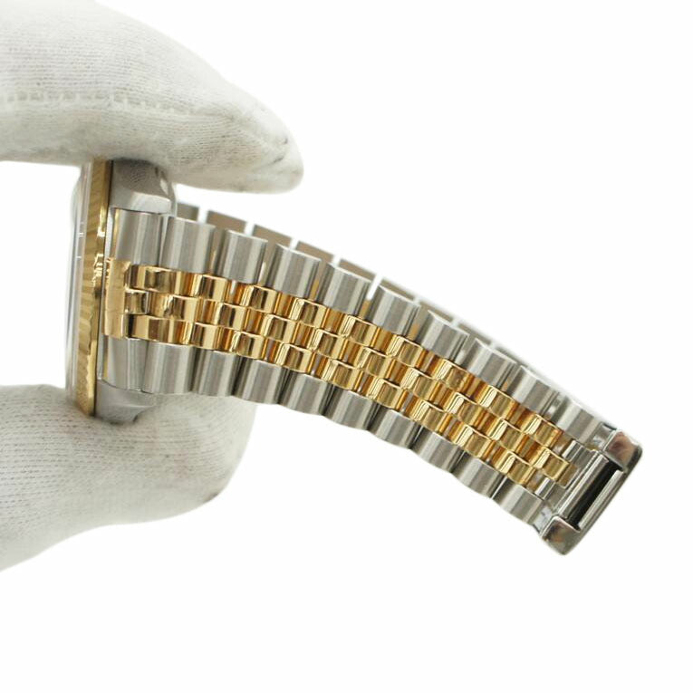 ROLEX ロレックス 1997年頃製造 K18YG コンビ ホリコン 自動巻き アイボリー/デイトジャスト/コンピューター文字盤/U番/16233//U972305(1997)/SAランク/75