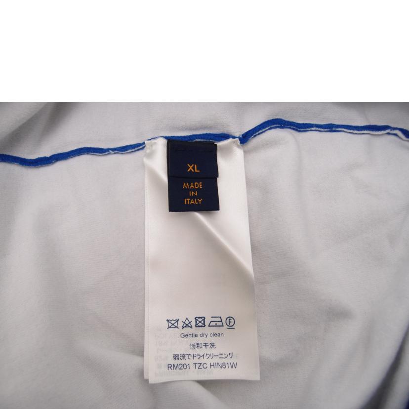 Louis Vuitton ルイヴィトン/スクリンブルインターシャクルーネックニット(ブルー)/RM201 TZC HIN81W//Aランク/69