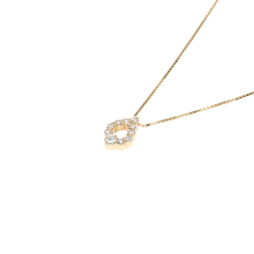 / K18ダイヤネックレス0.51ct//Aランク/75