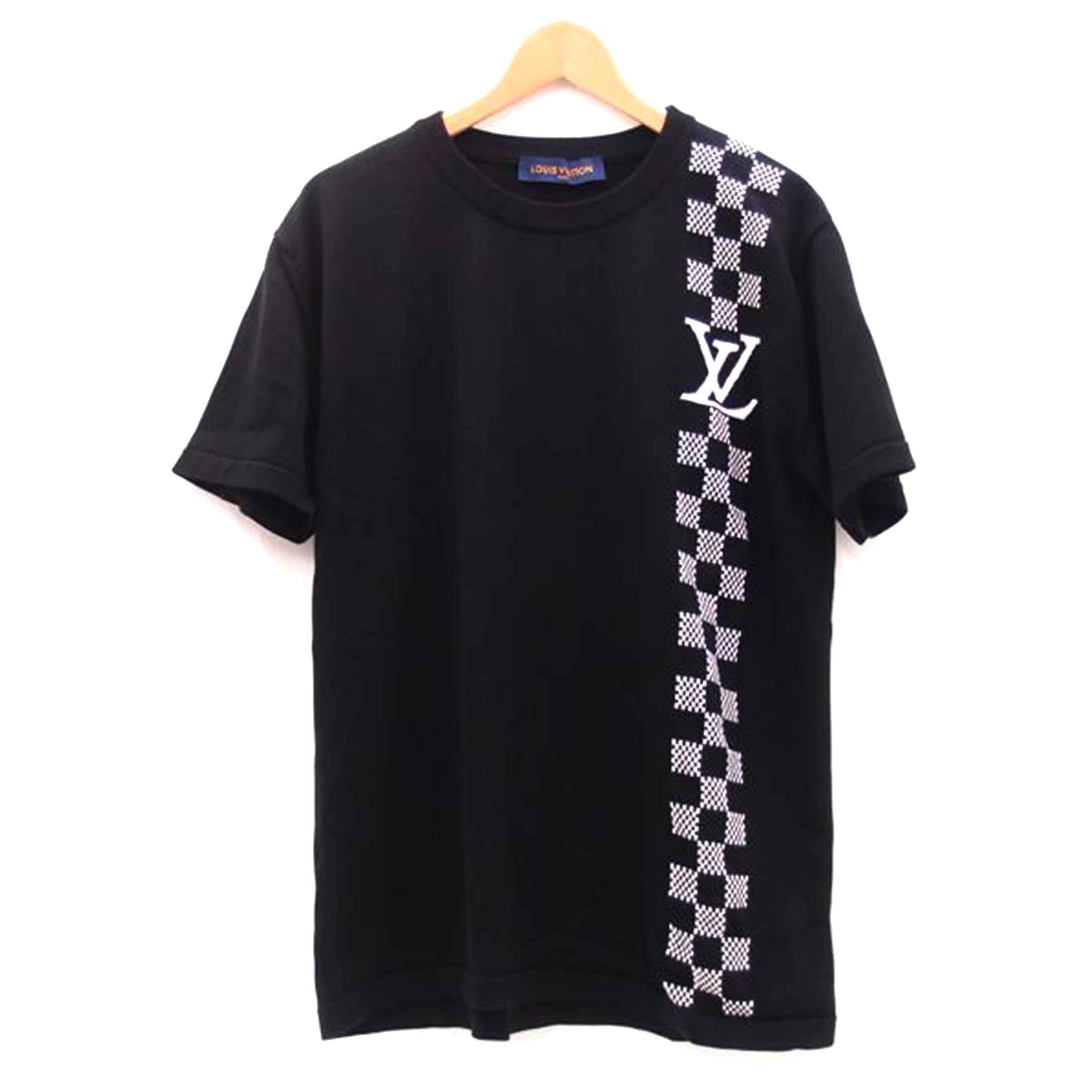 Louis Vuitton ルイヴィトン/ダミエストライプジャガードTシャツ/RM211 ZLW HKN86W//Aランク/69