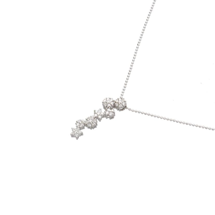 K18WGダイヤネックレス0.50ct//Aランク/95