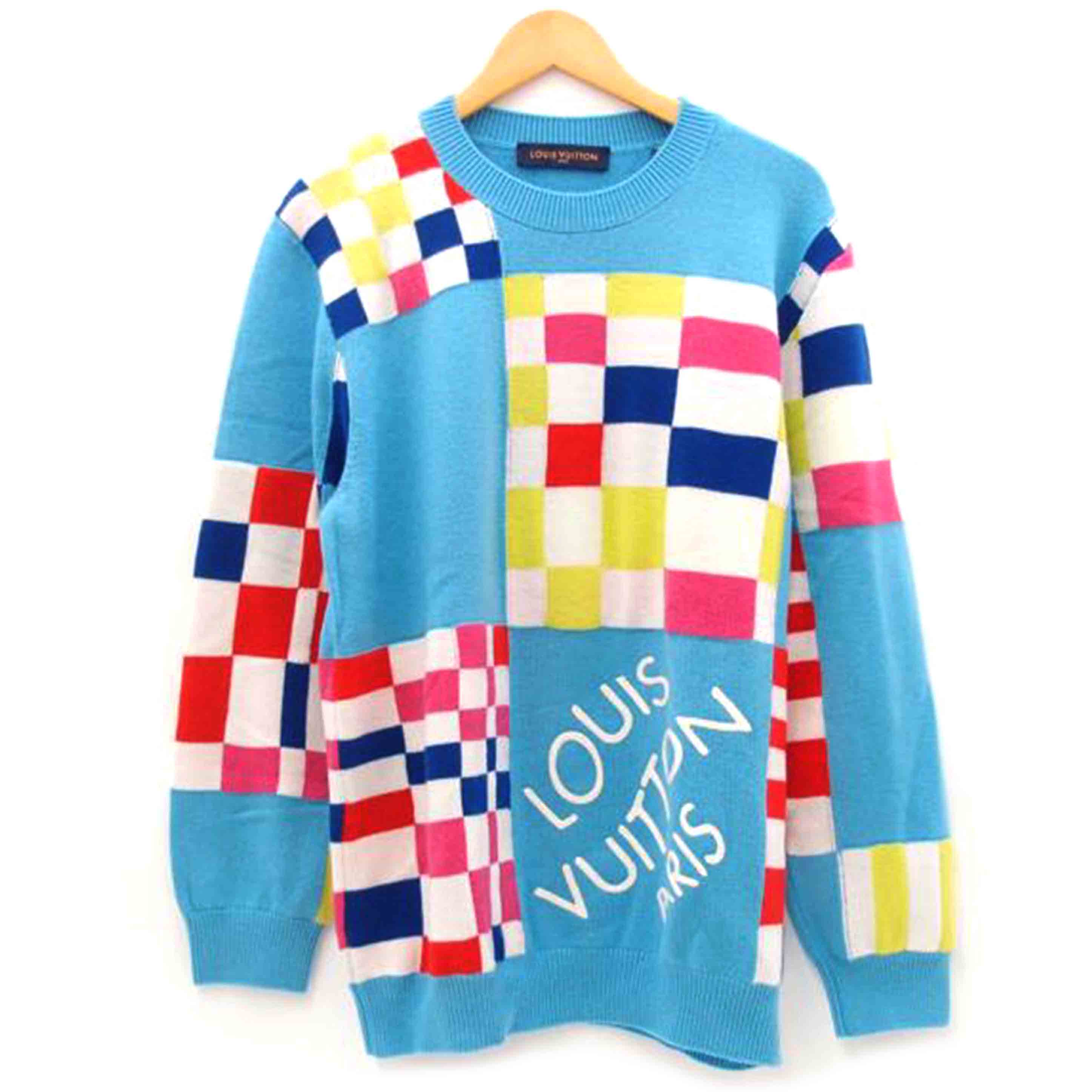 Louis Vuitton ルイヴィトン/デイストーテッドジャイアントダミエクルーネックニット/RM211 ZTB HKN75W//Aランク/69