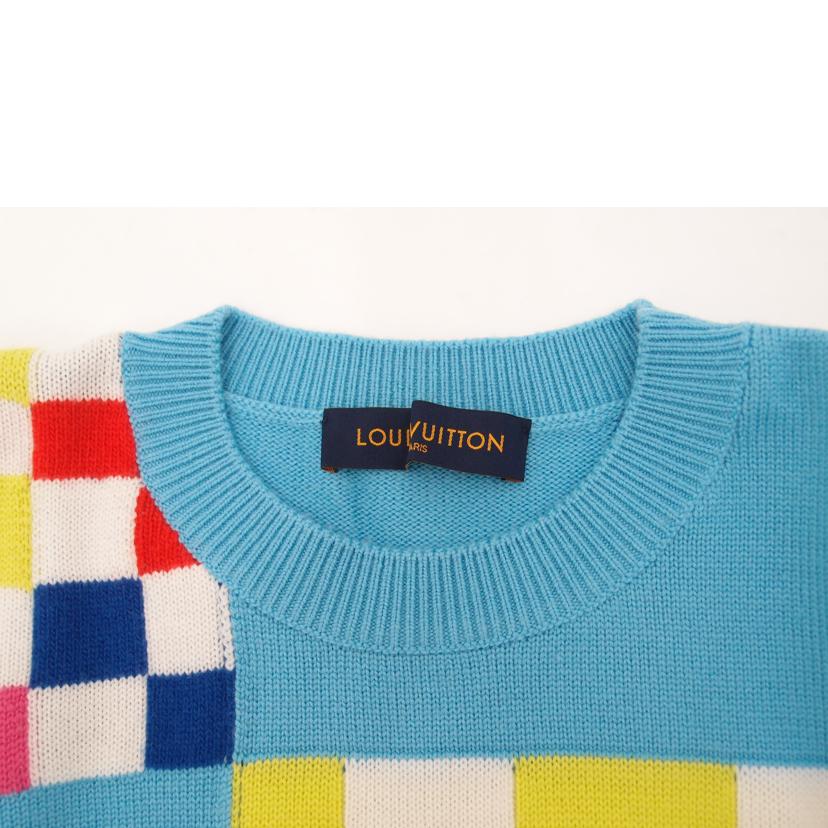 Louis Vuitton ルイヴィトン/デイストーテッドジャイアントダミエクルーネックニット/RM211 ZTB HKN75W//Aランク/69