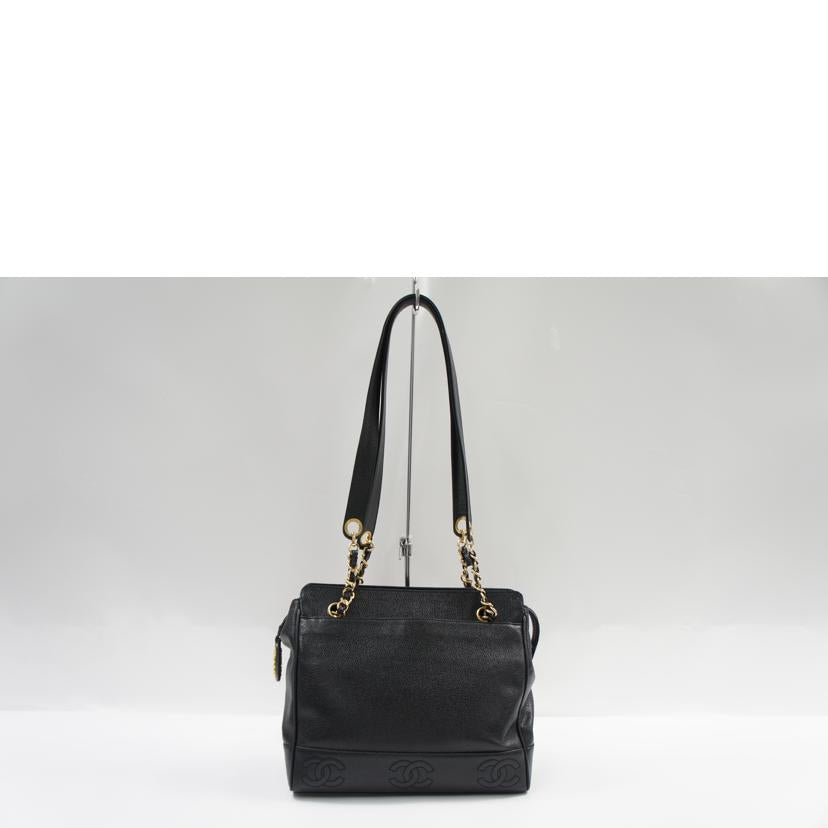 CHANEL シャネル/キャビアスキントリプルココチェーンショルダー//4104596/Bランク/75