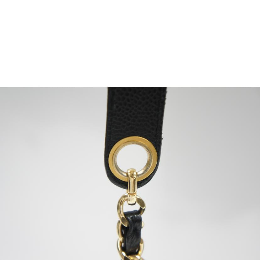 CHANEL シャネル/キャビアスキントリプルココチェーンショルダー//4104596/Bランク/75