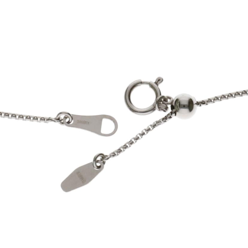 K18WGダイヤネックレス0.72ct//ABランク/75