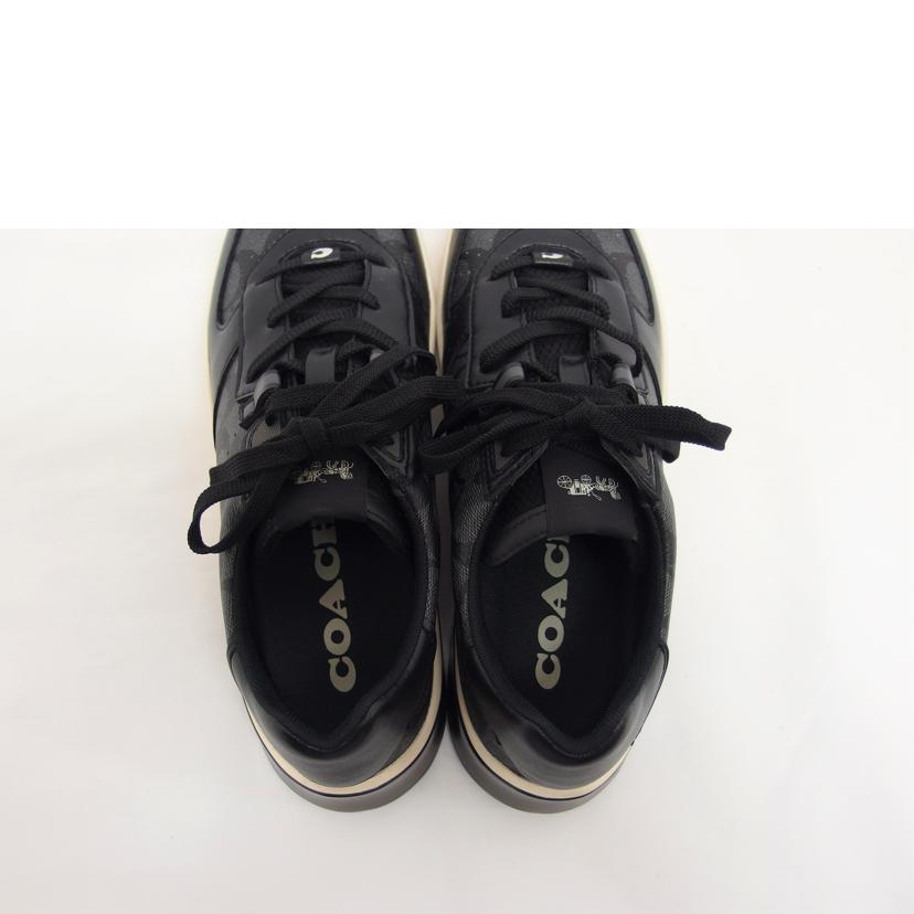 COACH コーチ シグネチャー シューズ/シティソール/スニーカー/ブラック×ダークグレー/G5114//G21****/ABランク/04