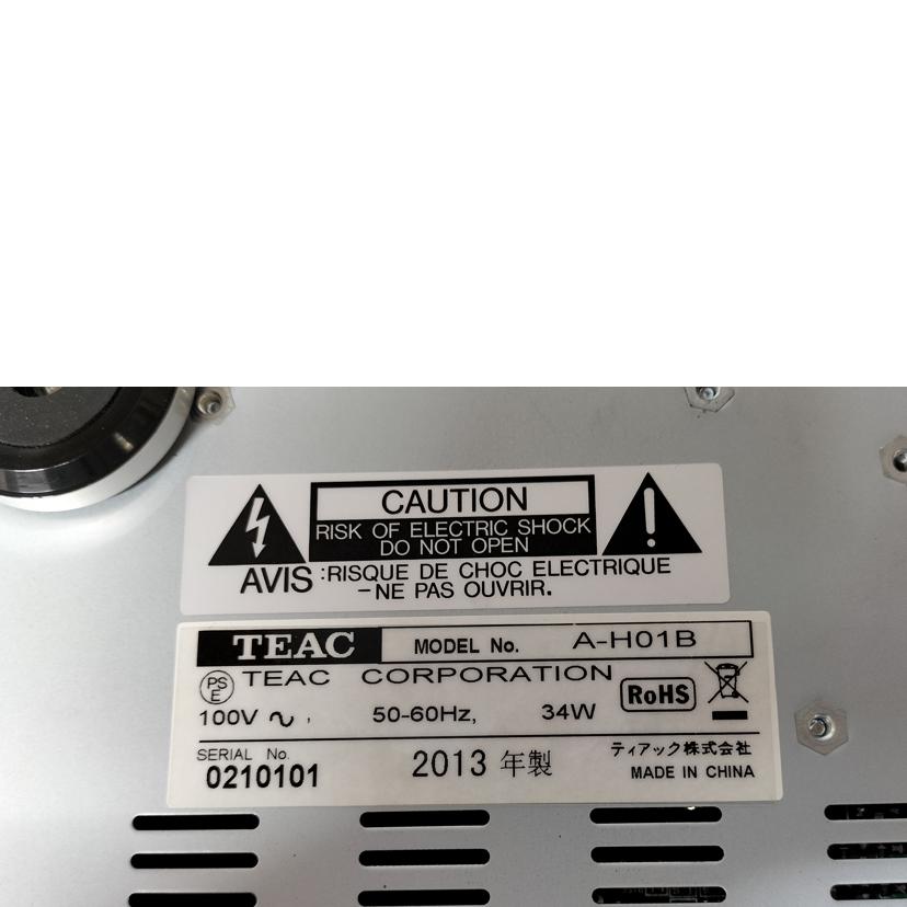 TEAC ティアック/ステレオプリメインアンプ/A-H01B//0210101/Bランク/52