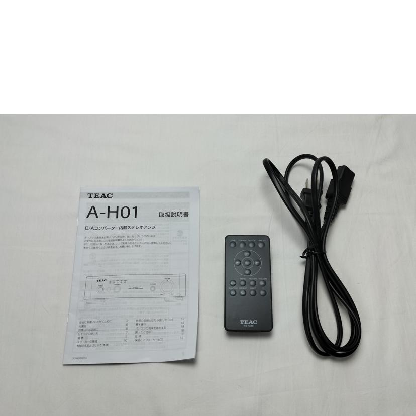 TEAC ティアック/ステレオプリメインアンプ/A-H01B//0210101/Bランク/52