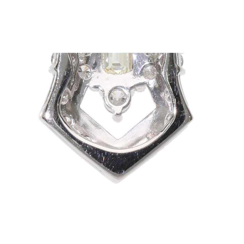 PT900/850ダイヤネックレス0.562/0.50ct//ABランク/75