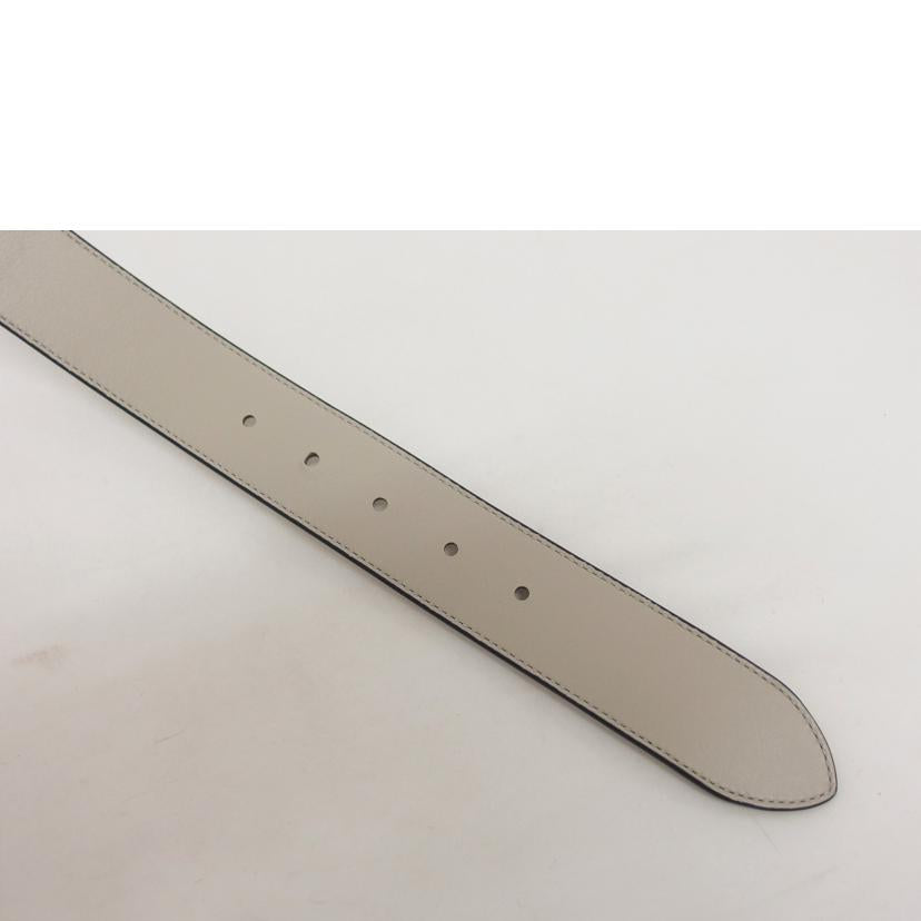 COACH コーチ レザーベルト /シグネチャー/リバーシブルベルト/ライトグレー/C1509//QBS**/Aランク/04