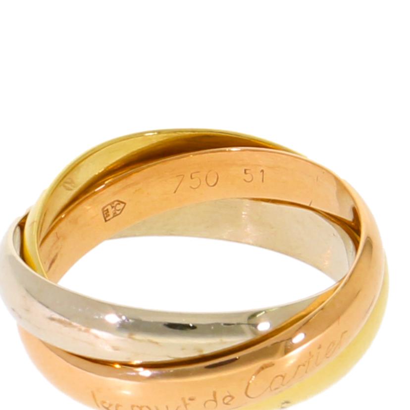 Cartier カルティエ/750トリニティリング/サイズ:51(11)//Aランク/75