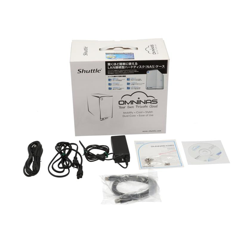 Shuttle OMNINAS シャトル/LAN接続型HDDケース/KD20//KD20001001C37F00252/Sランク/69