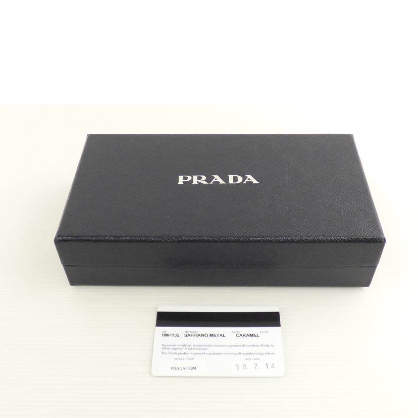 PRADA プラダ/サフィアーノレザー2つ折り長財布/1MH132//Bランク/64