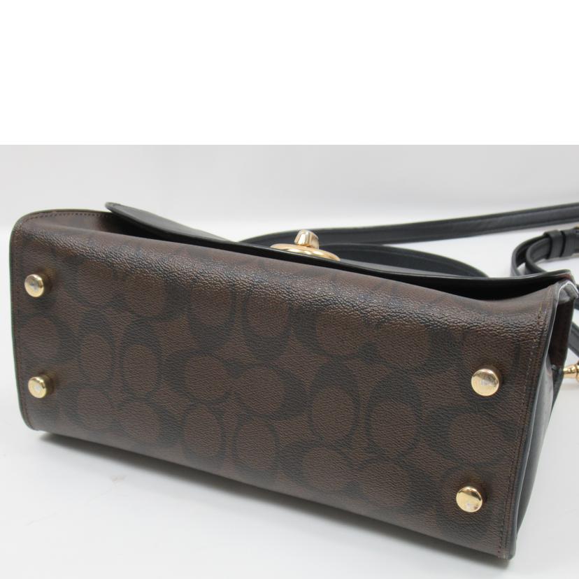 COACH/2wayショルダーバッグ/シグネチャー/F76620//E19**/Bランク/63
