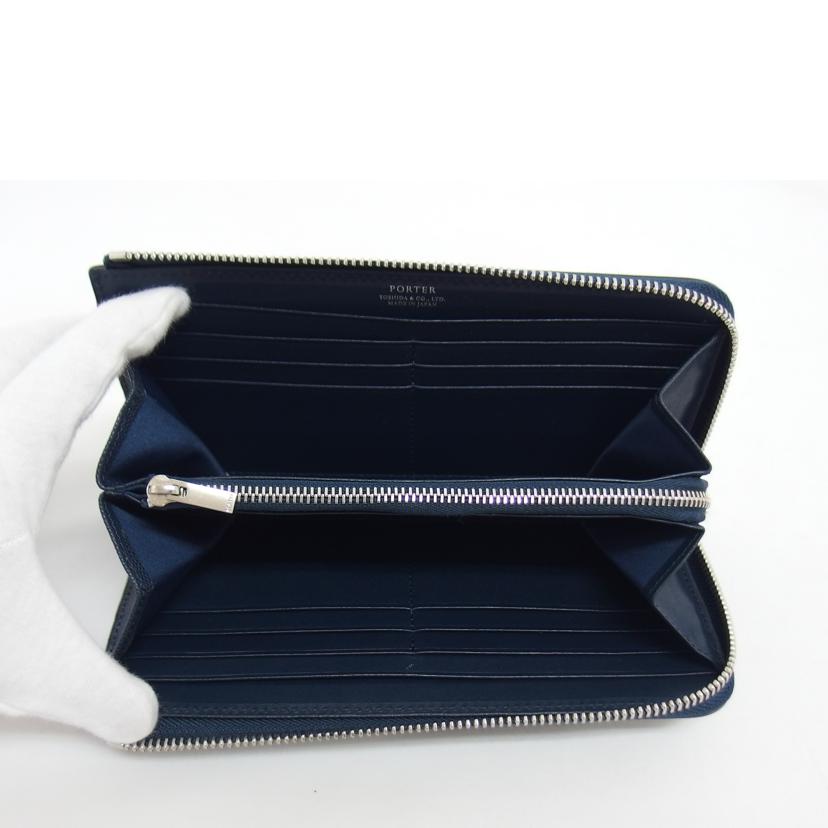 PORTER ポーター ABLE ウォレット/エイブル/L字ファスナー長財布/ネイビー/030-03438//Bランク/04