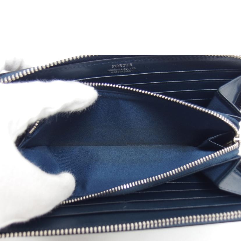 PORTER ポーター ABLE ウォレット/エイブル/L字ファスナー長財布/ネイビー/030-03438//Bランク/04
