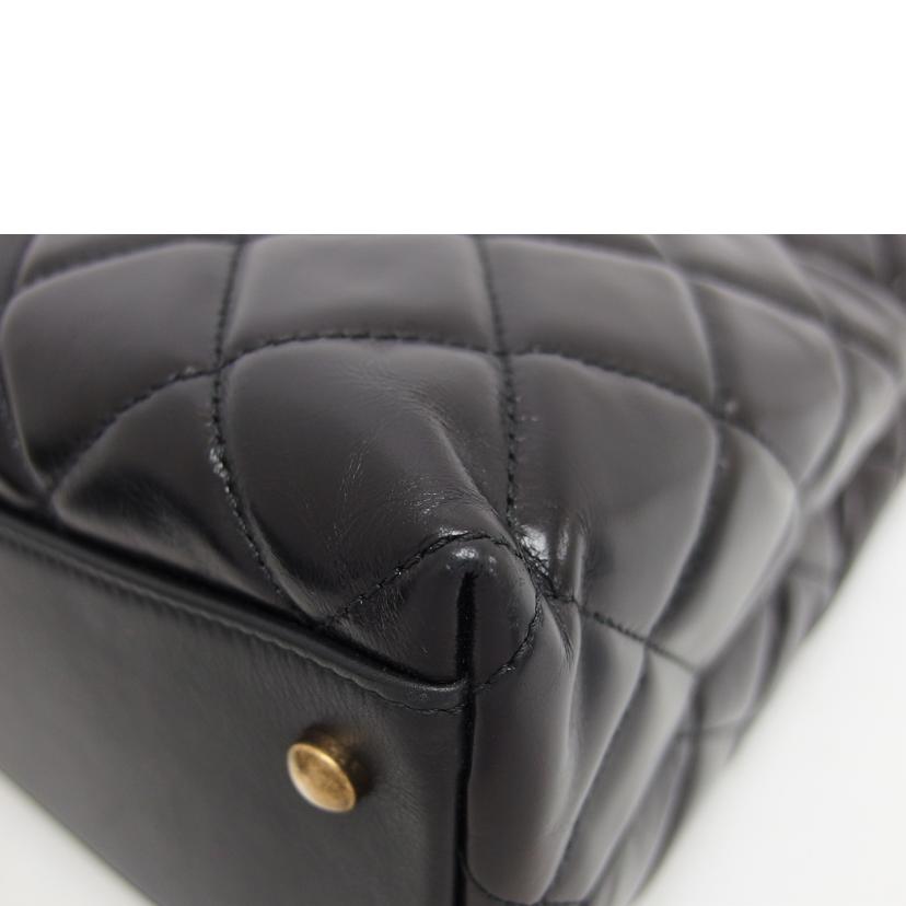 CHANEL シャネル/マトラッセ/レザー2WAYチェーンショルダーバッグ/ブラック//23079924/Aランク/04