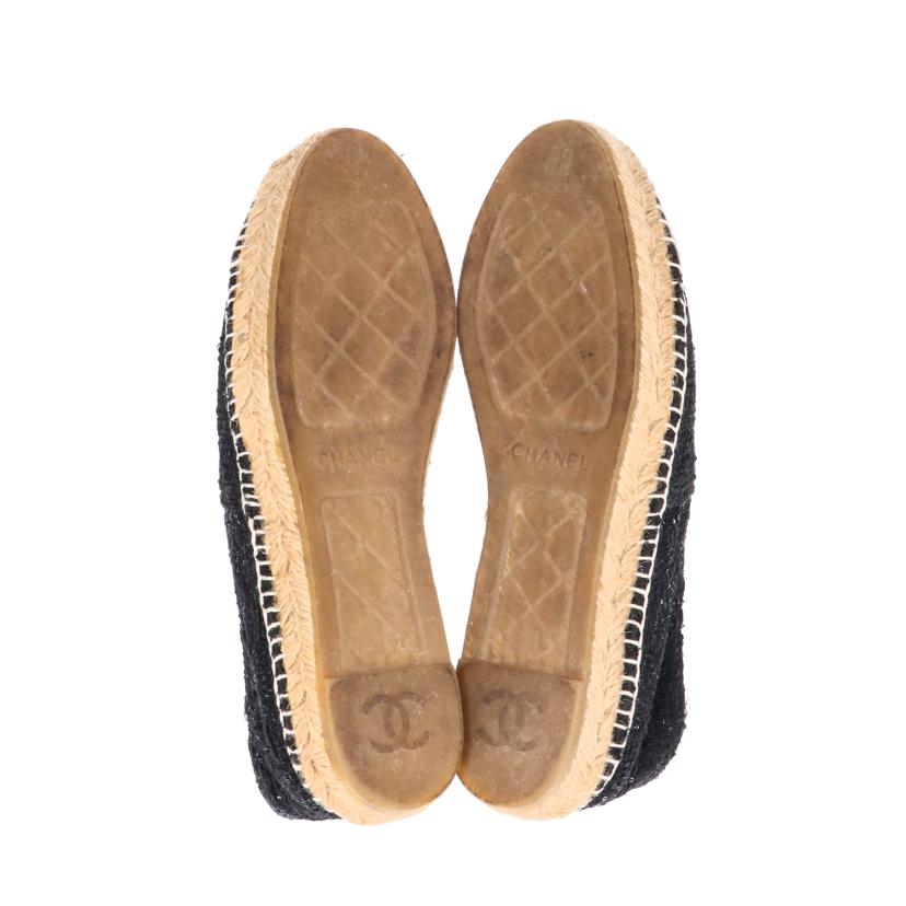 CHANEL シャネル/ココマーク/スパンコールエスパドリーユ/G30898//Bランク/75