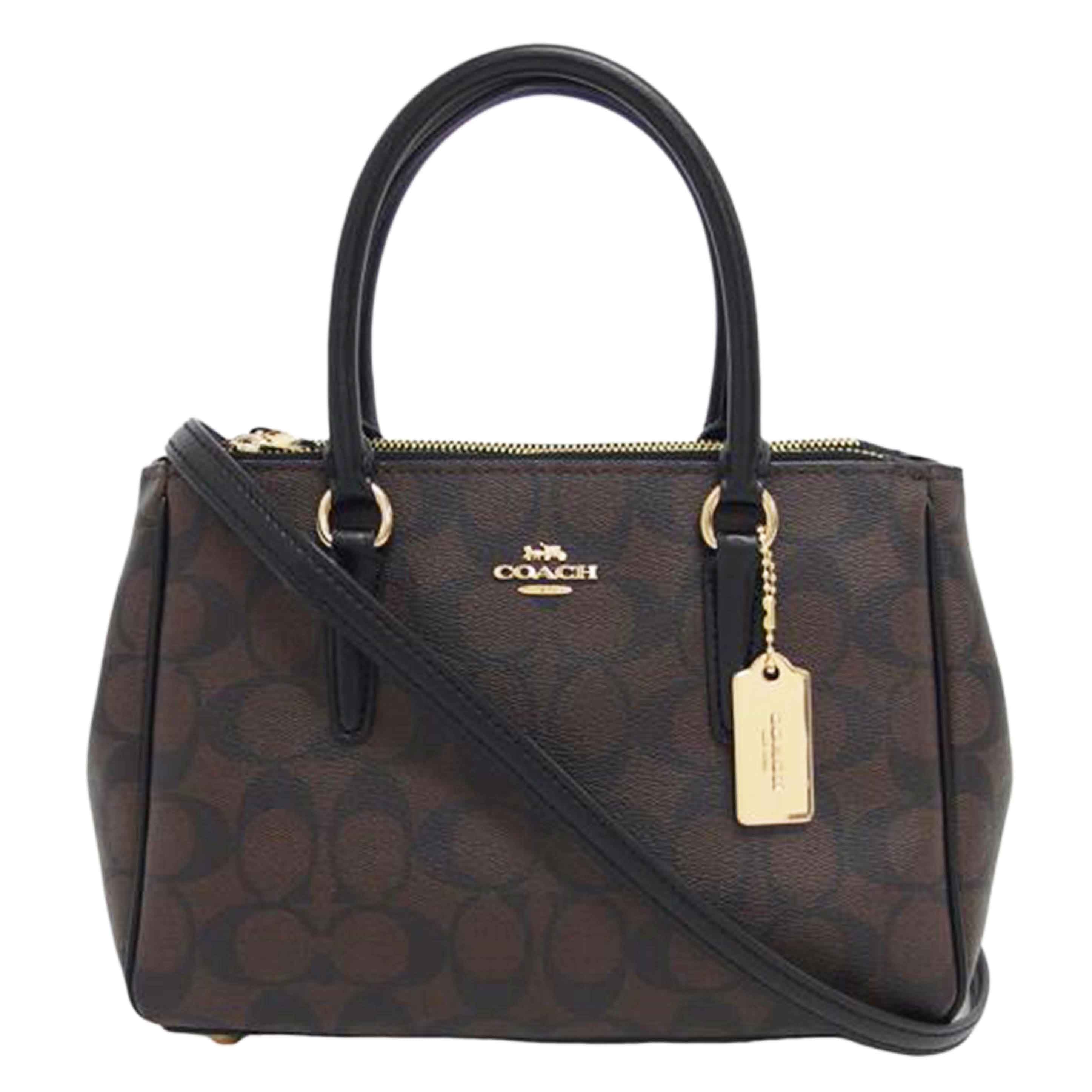 COACH コーチ ハンドバッグ/シグネチャー/ミニサリーキャリーオール/2WAYショルダーバッグ/F67027//B20**/Aランク/04