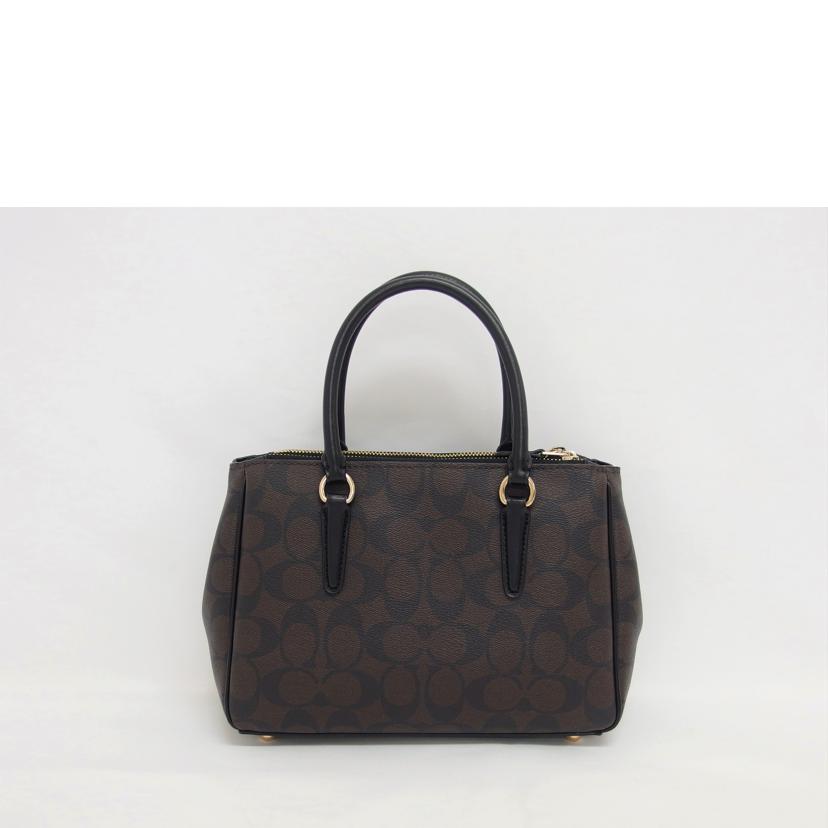 COACH コーチ ハンドバッグ/シグネチャー/ミニサリーキャリーオール/2WAYショルダーバッグ/F67027//B20**/Aランク/04