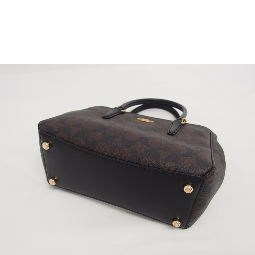 COACH コーチ ハンドバッグ/シグネチャー/ミニサリーキャリーオール/2WAYショルダーバッグ/F67027//B20**/Aランク/04