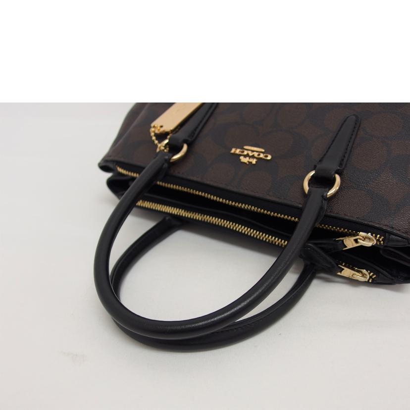 COACH コーチ ハンドバッグ/シグネチャー/ミニサリーキャリーオール/2WAYショルダーバッグ/F67027//B20**/Aランク/04