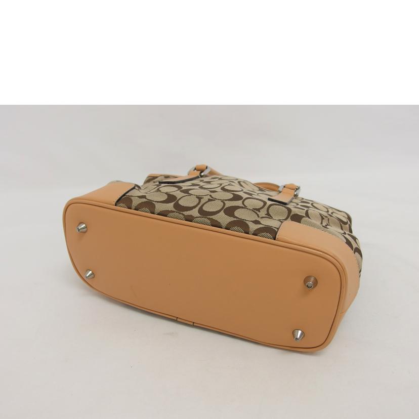 COACH コーチ/シグネチャースモールキャリーオール/ハンドバッグ/6089//J2J/ABランク/04