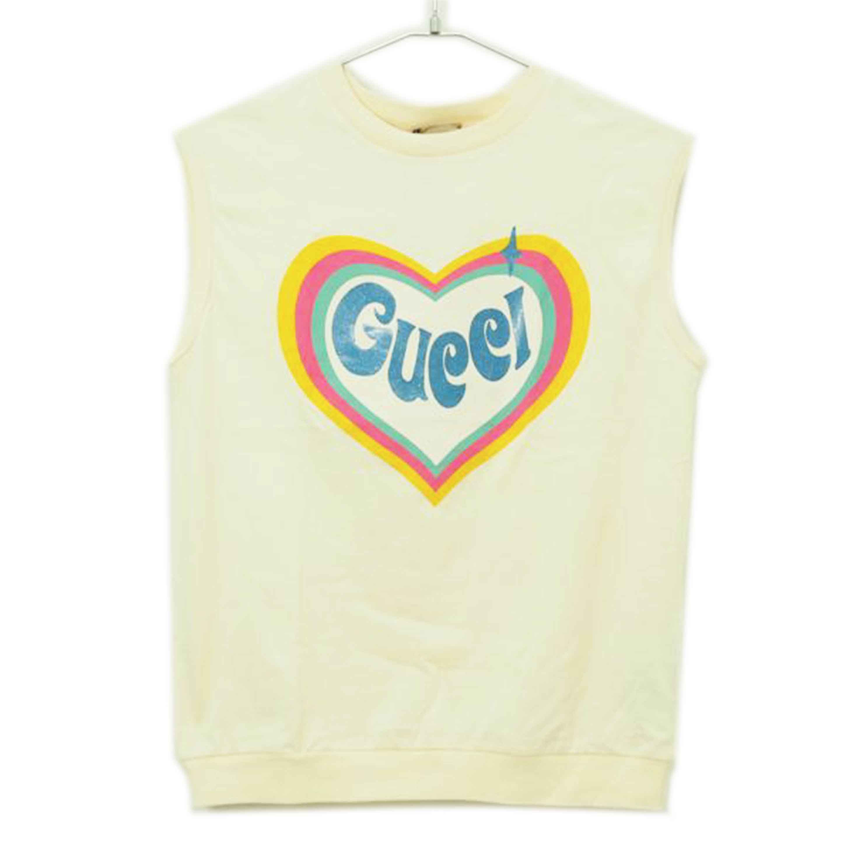 GUCCI グッチ/チルドレンズ/レトログッチハート/コットンTシャツ/682037//XJD16/Bランク/78