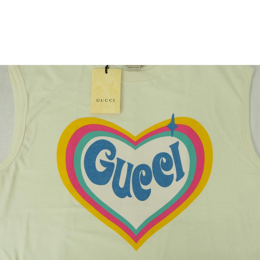 GUCCI グッチ/チルドレンズ/レトログッチハート/コットンTシャツ/682037//XJD16/Bランク/78
