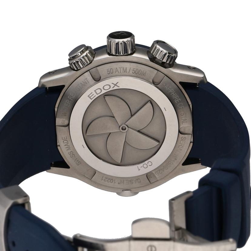EDOX エドックス/クロノオフショア1クロノグラフ/クォーツ/10221-3BU9-BUIN9//139****/Aランク/75