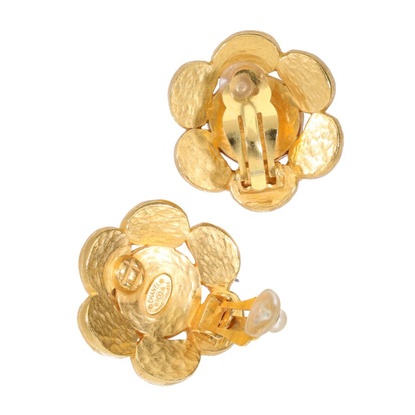 CHANEL シャネル/フェイクパールイヤリング/ゴールド//Bランク/75