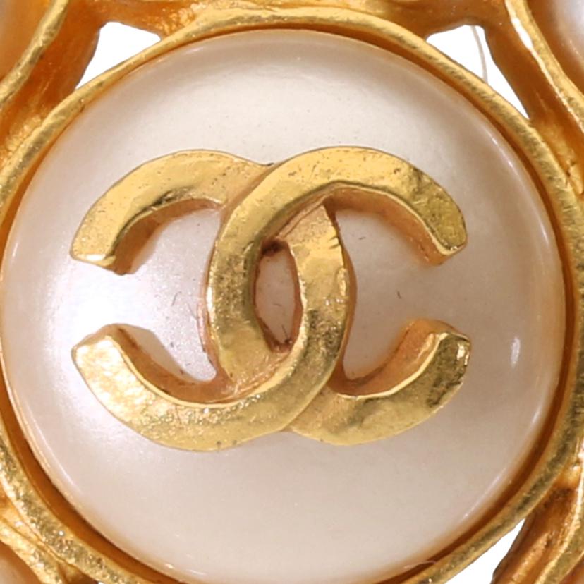 CHANEL シャネル/フェイクパールイヤリング/ゴールド//Bランク/75