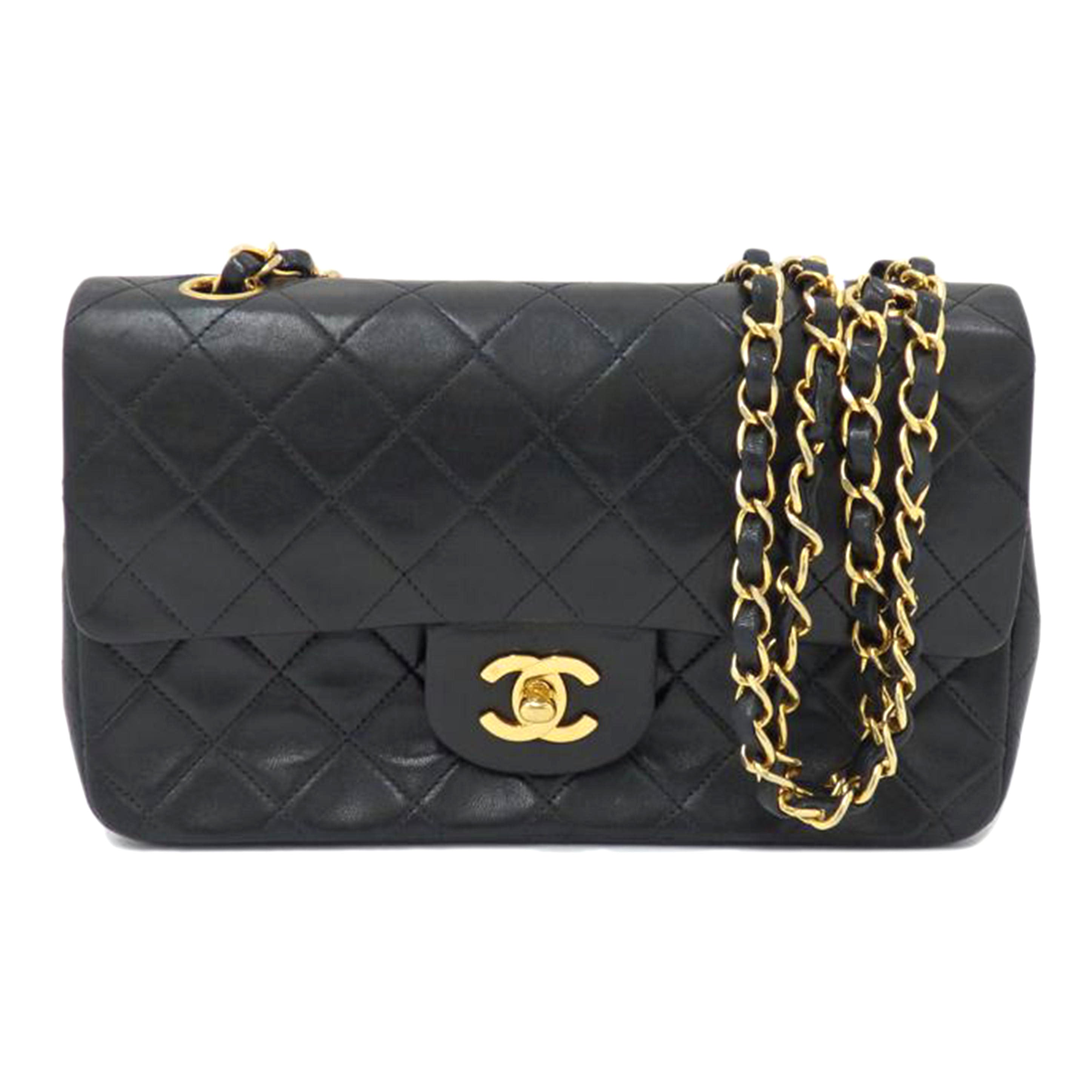 CHANEL シャネル/マトラッセチェーンショルダー/Wフラップ/ラムスキン//2375220/Bランク/77