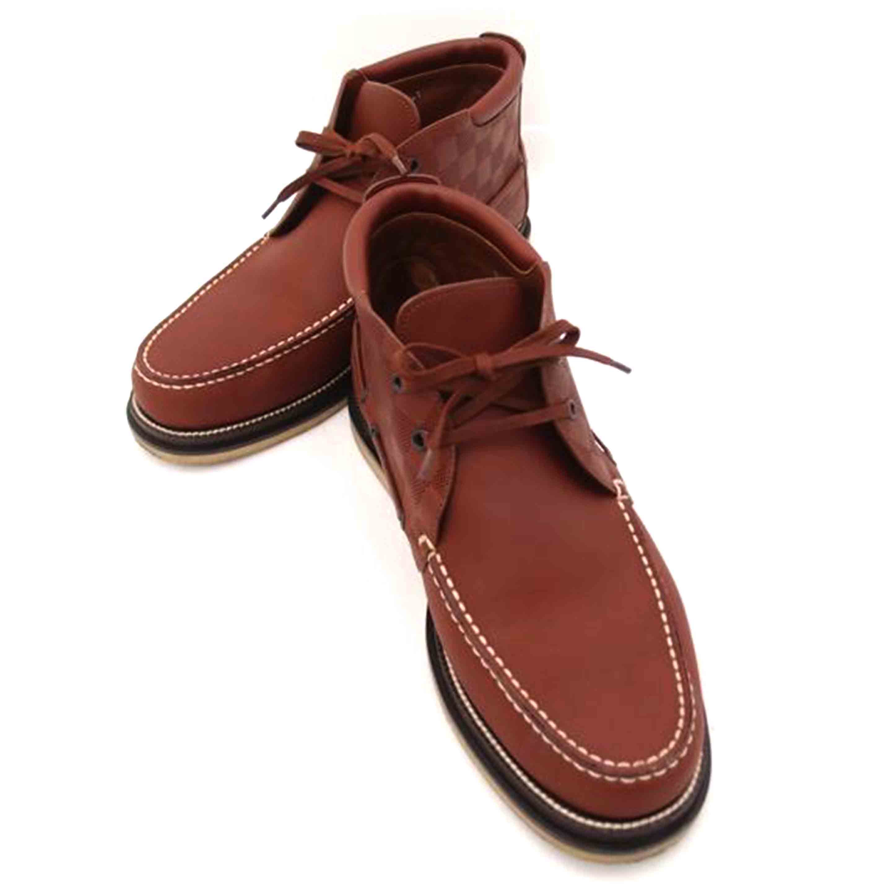 LOUIS VUITTON ルイヴィトン ビトン 茶 レザー 市松模様  