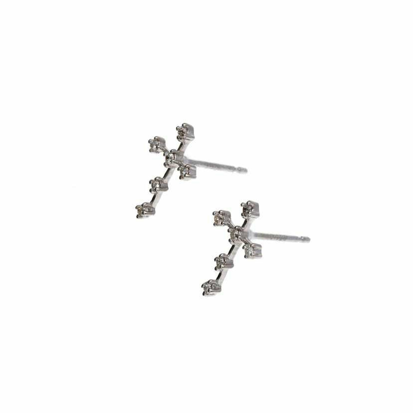 /K18WGダイヤピアス0.05/0.05/R017608/HTOP-0018//Aランク/75