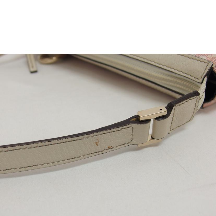 GUCCI グッチ/GGキャンバス/アクセサリーポーチ/ピンク/145750//002***/ABランク/04