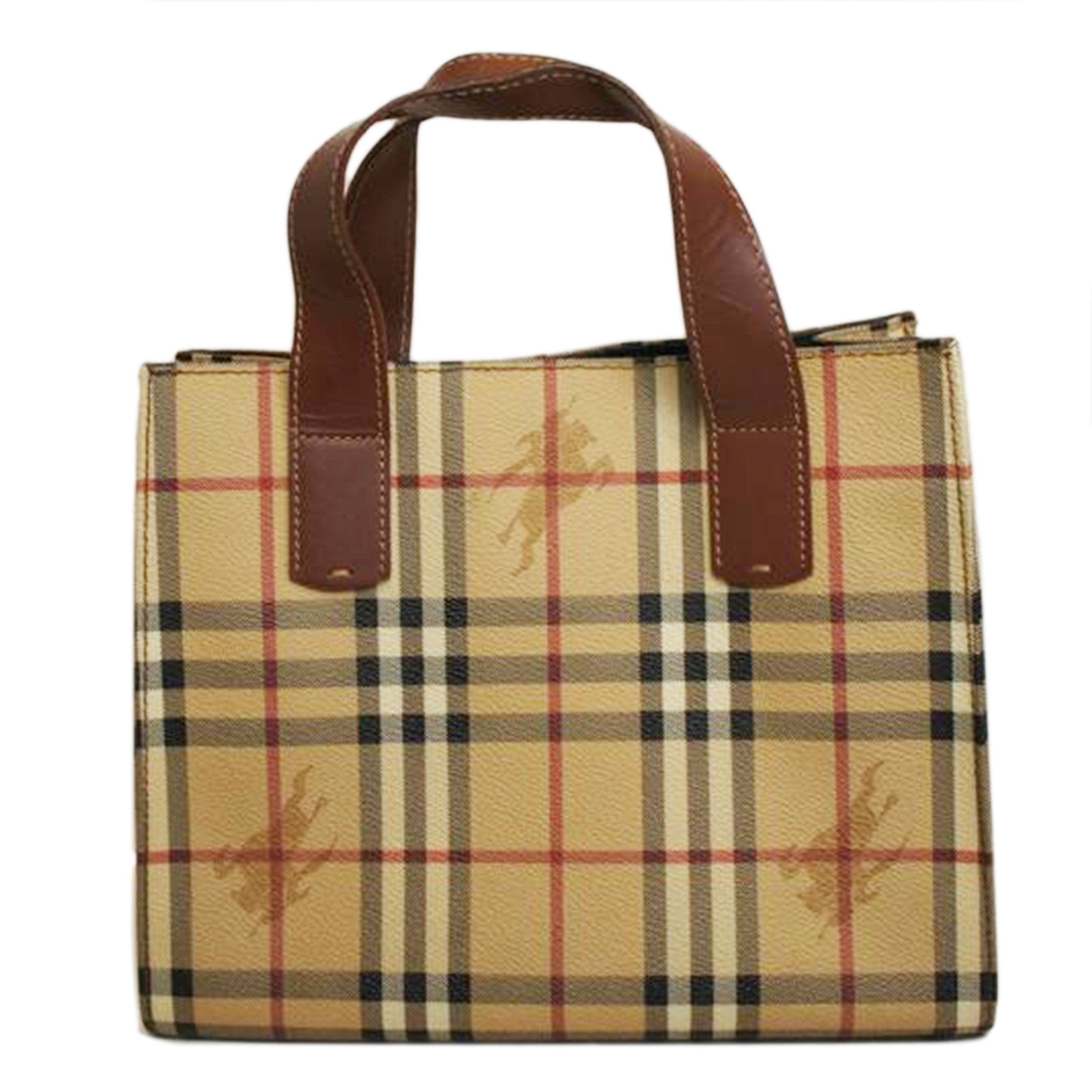 BURBERRY バーバリー/ノバチェックミニトート//ABランク/92