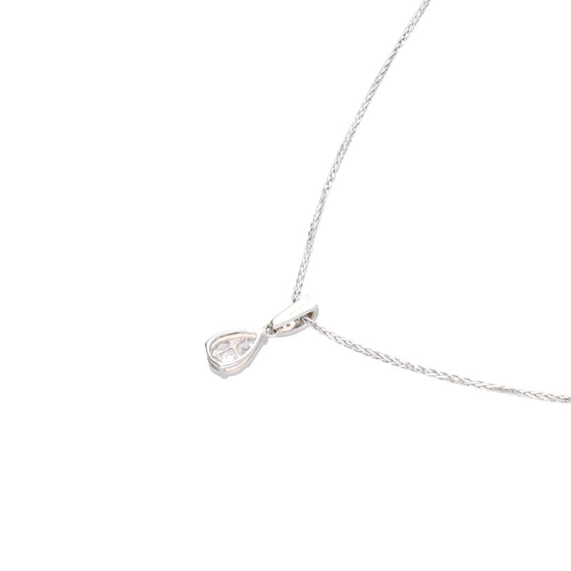 / K18WGダイヤネックレス0.47ct//Aランク/75