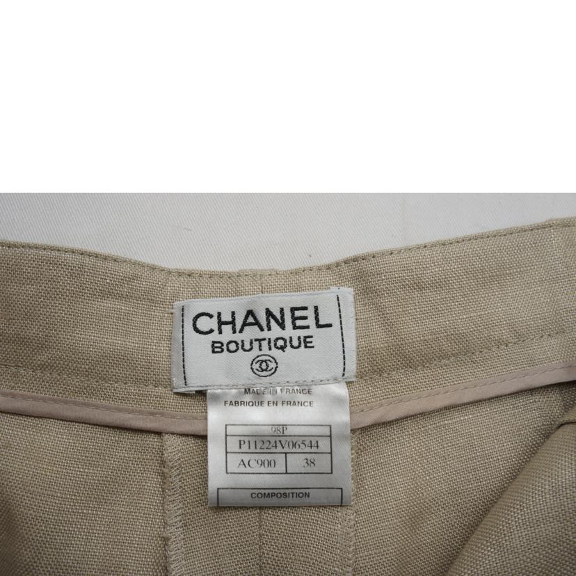 CHANEL シャネル/リネンスラックスパンツ/^//Aランク/92