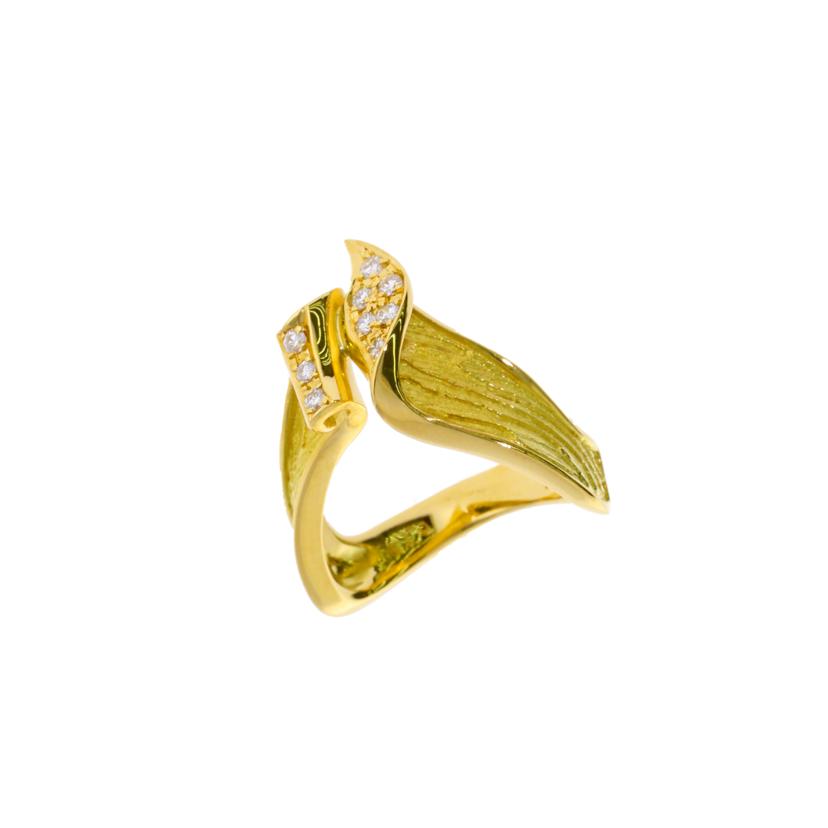 / K18ダイヤリング0.19ct//Aランク/75