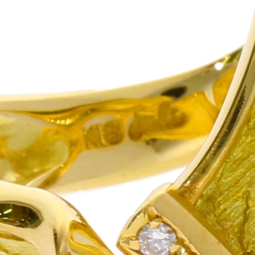 / K18ダイヤリング0.19ct//Aランク/75