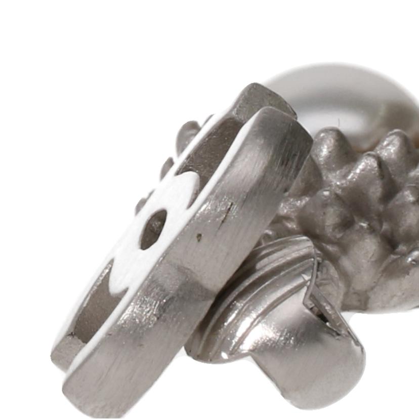 CHANEL シャネル/ココマークフェイクパールイヤリング/シルバー//ABランク/75