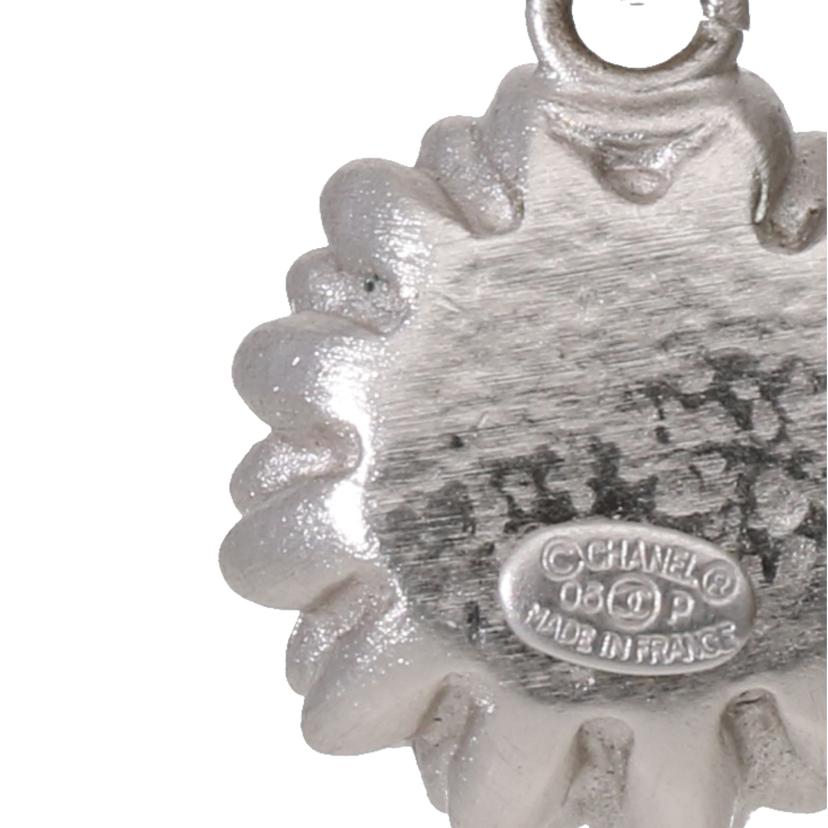 CHANEL シャネル/ココマークフェイクパールイヤリング/シルバー//ABランク/75