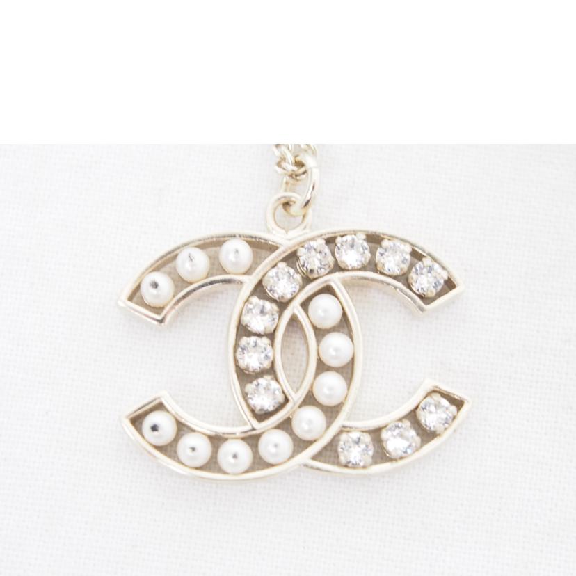 CHANEL シャネル/ココマーク/パール×ラインストーン/ネックレス/A85335//B15/Bランク/78