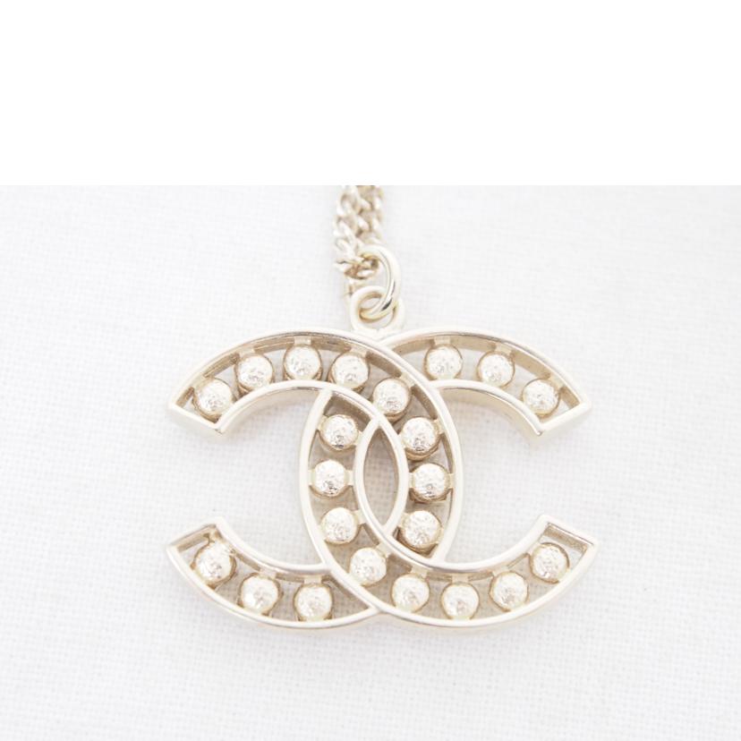 CHANEL シャネル/ココマーク/パール×ラインストーン/ネックレス/A85335//B15/Bランク/78